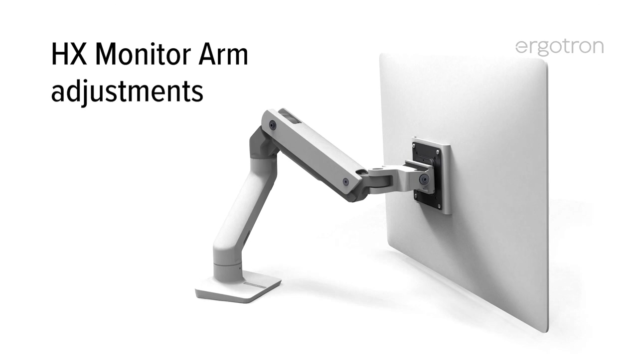 Ergotron HX Desk Dual Monitor Arm, MBK : Amazon.com.au